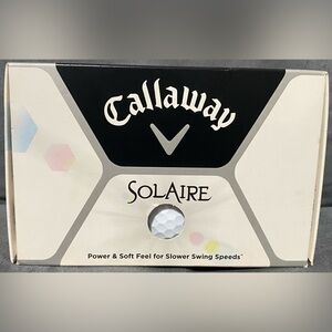 Callaway Solaire Women’s Golf Balls White 12 Pack NEW